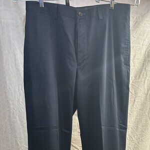 Navy Chino Pants (34 waist - 36" inseam) - Wrinkle and Stain resistant